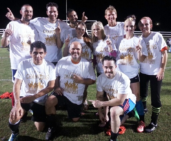 Adult League Fall 2015 Champions:  Washed Up